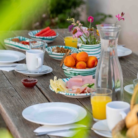 Frühstück im Hof